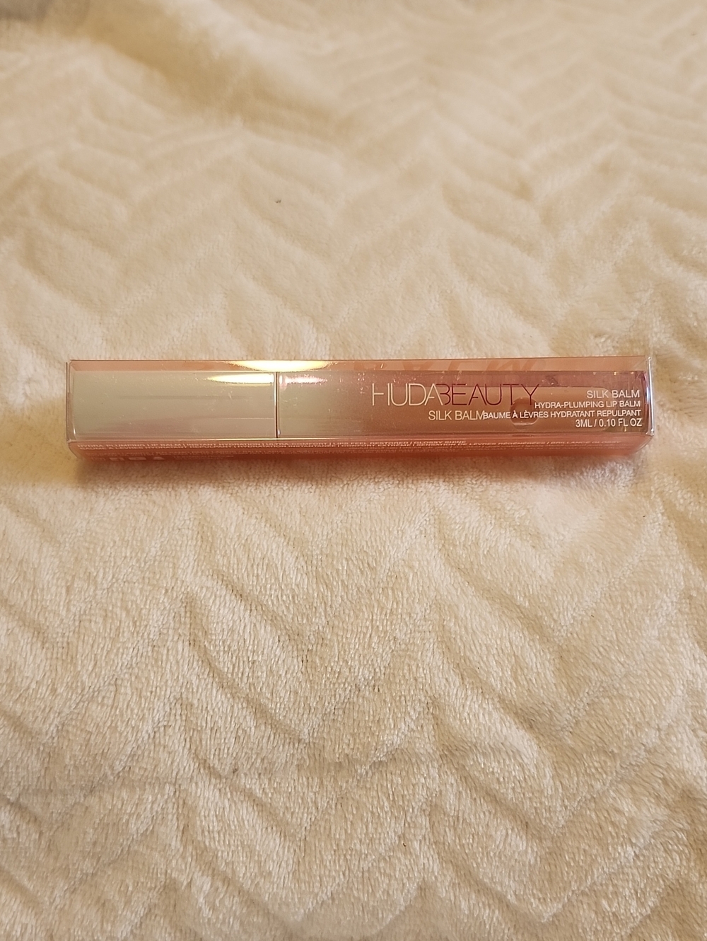 BNIB - Huda Beauty Silk Balm Hydrating Lip Balm - BLUSH